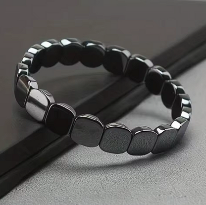Brazalete de Hematita | Energía que Impone Respeto