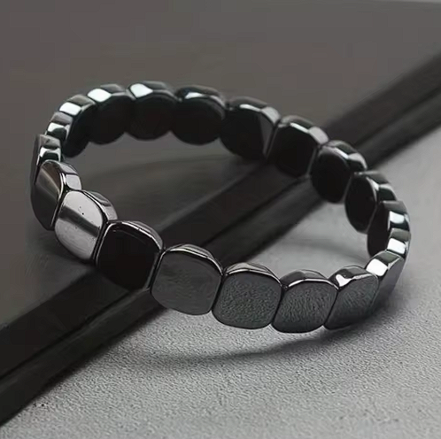 Brazalete de Hematita | Energía que Impone Respeto
