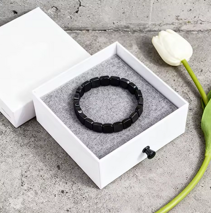 Brazalete de Hematita | Energía que Impone Respeto