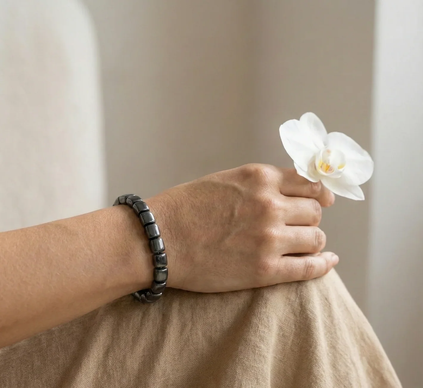 Brazalete de Hematita | Energía que Impone Respeto