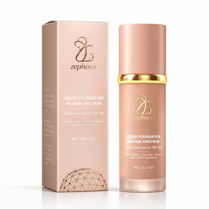 Base de Maquillaje Antiedad con SPF 50 – Se Adapta a tu Tono de Piel
